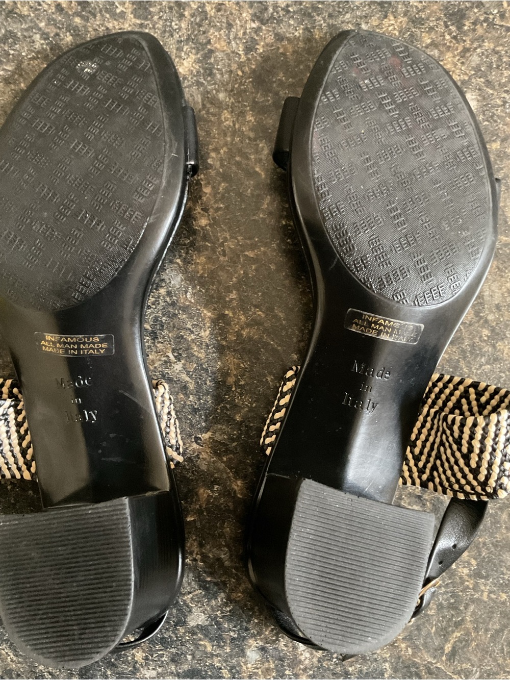 ITALIAN SHOEMAKERS Size 8.5 Made In Italy Infamous Heeled Sandals - Picture 7 of 8